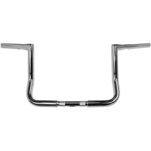 1-1/4" Twin Peaks Touring Handlebar — 1-1/4" dia, 33-1/2" width, 10" height, 5-1/4" pullback