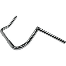 1-1/4" Twin Peaks Touring Handlebar — 1-1/4" dia, 33-1/2" width, 10" height, 5-1/4" pullback