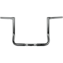 1-1/4" Twin Peaks Touring Handlebar — 1-1/4" diameter, 1" clamp, Chrome