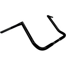 1-1/4" Twin Peaks Touring Handlebar — 1" clamp, 33-1/2" width, gloss black
