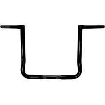 1-1/4" Twin Peaks Touring Handlebar — 1" clamp, 33-1/2" width, gloss black