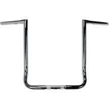 1-1/4" Twin Peaks Touring Handlebar — 1-1/4" (32 mm) diameter, 12" (30.5 cm) center width, 18" rise, Chrome