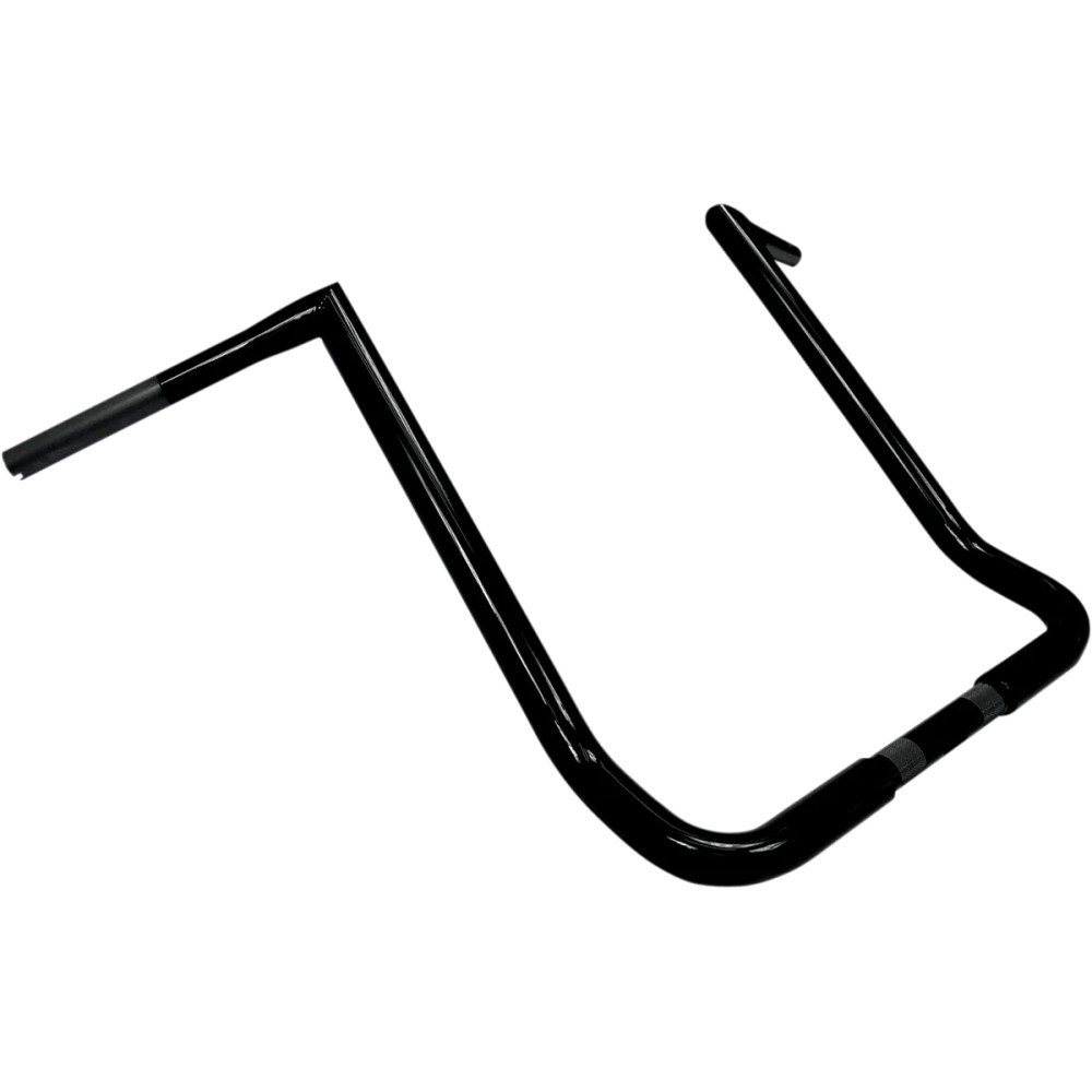 1-1/4" Twin Peaks Touring Handlebar — 1-1/4" (32 mm) dia, 18" rise, 33-1/2" width, 5-1/4" pullback