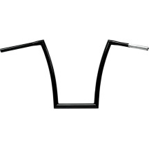 1-1/4" Strip Handlebar — 1-1/4" clamp, 35-1/2" width, 17" rise, Black gloss