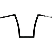 1-1/4" Strip Handlebar — 1-1/4" clamp, 35-1/2" width, 17" rise, Black gloss