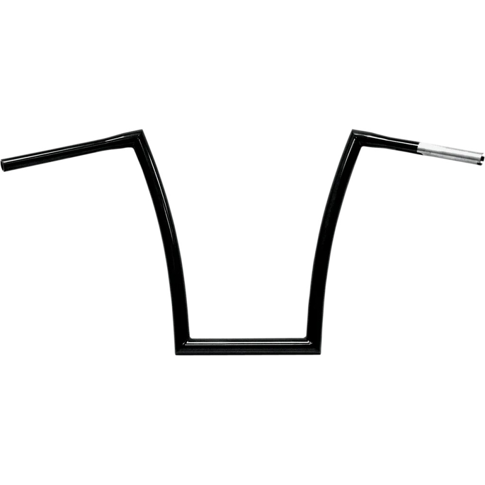 1-1/4" Strip Handlebar — 1-1/4" clamp, 35-1/2" width, 17" rise, Black gloss