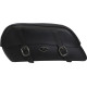 Drifter™ Slant Saddlebags — 61 × 28 × 18 cm, Negro, Par