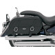 Drifter™ Slant Saddlebags — 61 × 28 × 18 cm, Negro, Par