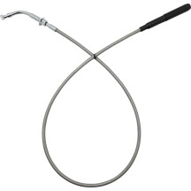 Cable de embrague superior EZ Install — 47" longitud total, +8", compatible con Ape Hanger, manillares 18" y 16", Cromo