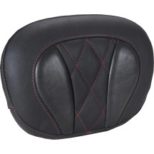 Deluxe Sissy Bar Pad — Black, Red