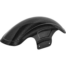 Carbon Fiber Front Fender — 23" wheel, 6" width, Black