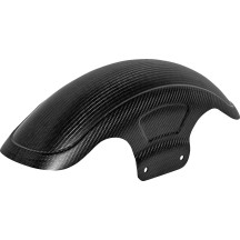 Guardabarros de fibra de carbono — 6" de ancho, para rueda de 23", 5" de alto, negro mate