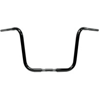 1-1/4" Handlebar — 32 mm diameter, 16" rise, 3-1/2" clamp width, Black Gloss