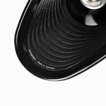 mo.view Club 150 mm Mirror — 15 cm stem, 114×80 mm head, Black