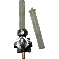 Vacuum Petcock — Black, downward outlet