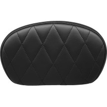 Almohadilla para sissy bar — 17.15 cm × 27.5 cm, 51 mm, negro