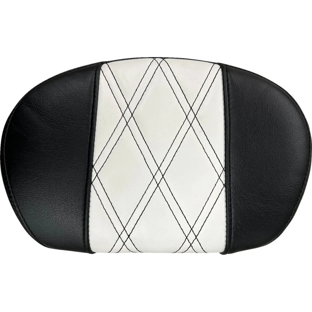 Almohadilla para Sissy Bar — Negro, 17.15 cm alto x 27.5 cm ancho, 51 mm espesor