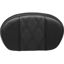 Almohadilla para Sissy Bar — 6-3/4 in alto, 10-3/4 in ancho, 2 in grosor, Negro