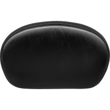 Cojín para Sissy Bar — 6-3/4" alto, 10-3/4" ancho, 2" grosor, negro, compatible con HD '08-'22 Touring, HD '18-'22 Softail