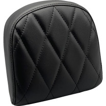 Almohadilla para Sissy Bar — 19 cm (7-1/2") alto, 19 cm (7-1/2") ancho, negro