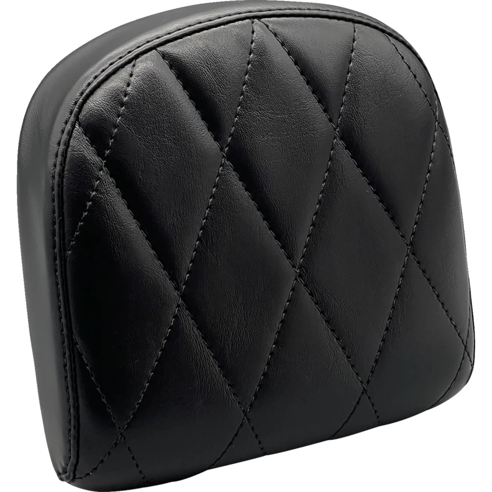 Sissy Bar Pad — 19 cm × 19 cm, Black