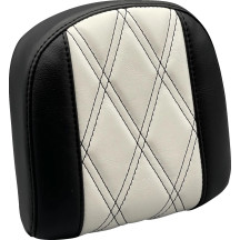 Sissy Bar Pad — 19 cm (7-1/2") x 19 cm (7-1/2"), Black