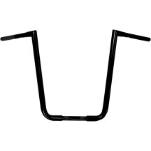 Manillar Twin Peaks Big Twin de 1-1/4" — diámetro 1-1/4", elevación 19", ancho 36", diámetro de sujeción 1", negro