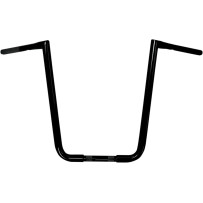 Manillar Twin Peaks Big Twin de 1-1/4" — diámetro 1-1/4", elevación 19", ancho 36", diámetro de sujeción 1", negro