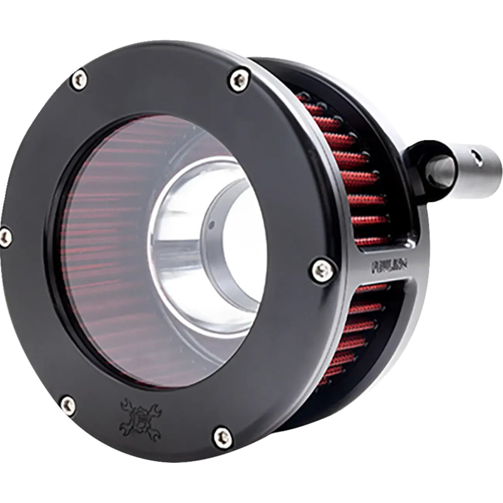 Kit de filtro de aire BA — redondo, negro, rojo, transparente