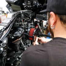 BA Air Cleaner Kit — BA Series, round, black