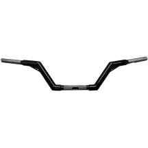 1-1/4" V-Line Handlebar — 1-1/4" diameter, 1" clamp, 35-1/2" width, Black