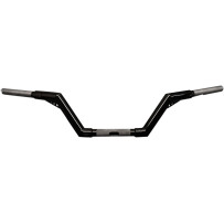 1-1/4" V-Line Handlebar — 1-1/4" diameter, 1" clamp, 35-1/2" width, Black