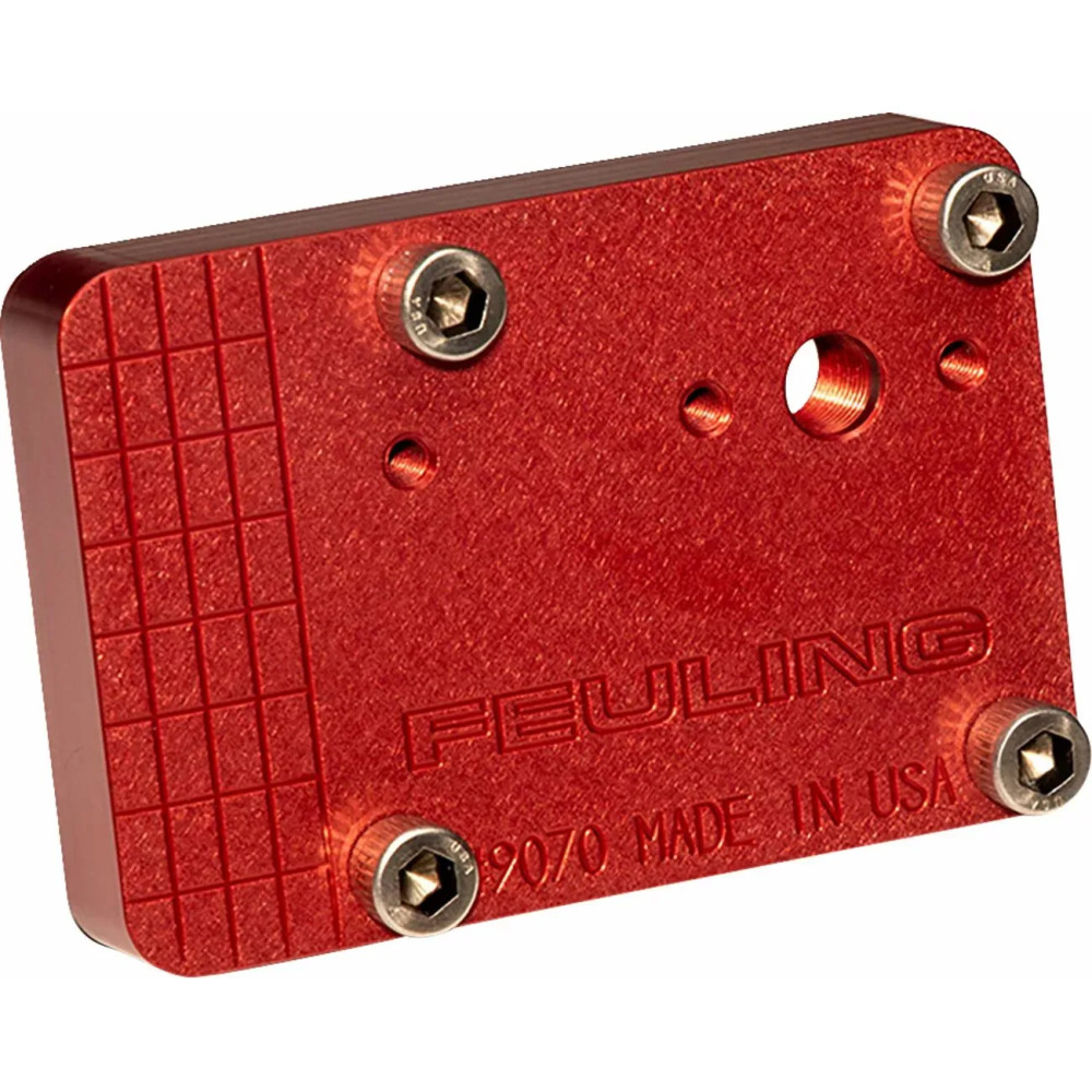 Piston Cooling Jet Pressure Tester Block — Red