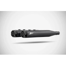 4.33 Inches Slip-Ons Flat Muffler for HD-TOURING E3 — Matte Black