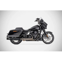 4.33 Inches Slip-Ons Flat Muffler for HD-TOURING E3 — Matte Black