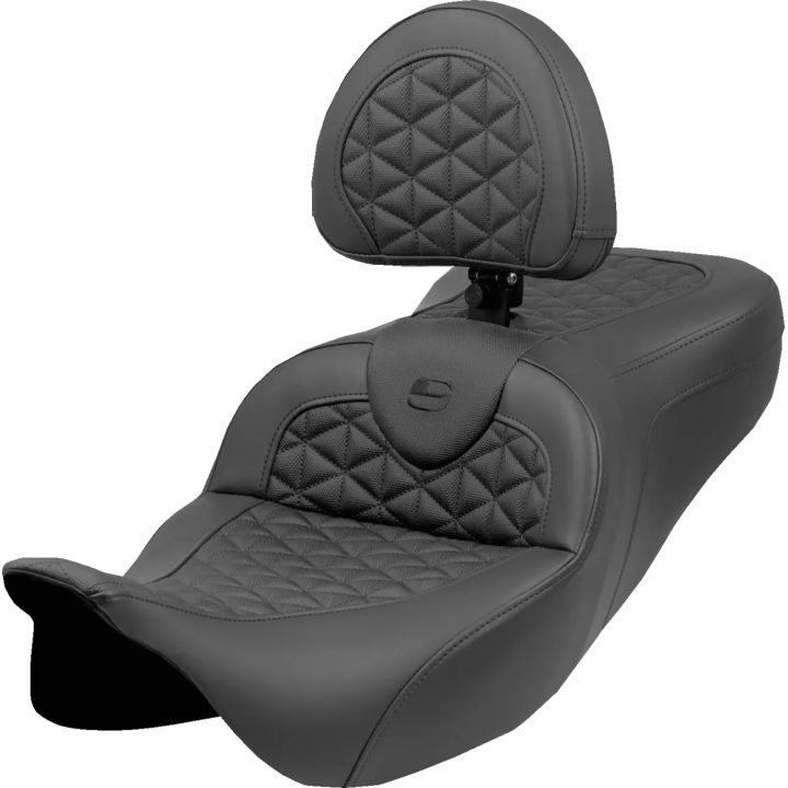 RoadSofa™ Tri Gripper Seat — 31" overall, 15-1/2" driver, Black