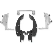 Batwing Fairing Trigger-Lock Mounting Kit — Polished silver