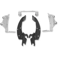 Batwing Fairing Trigger-Lock Mounting Kit — Polished silver