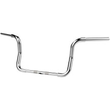 1-1/4" Bobber Ape Hanger Handlebar — 1-1/4" diameter, 10" rise, 12" center width, Chrome