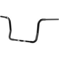 Manillar Bobber Ape Hanger 1-1/4" — diámetro 1-1/4", altura 12", ancho 36", negro brillo