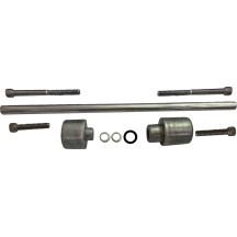 Axle Cover Installation Kit — Front, Chrome