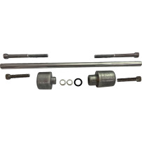Axle Cover Installation Kit — Front, Chrome