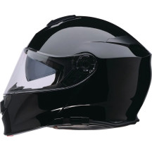 Casco modular Solaris 2.0 — XL, Negro Brillante