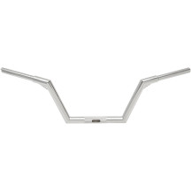 1-1/4" V-Line Handlebar — Chrome, 37-1/2" W, 8-1/2" Rise