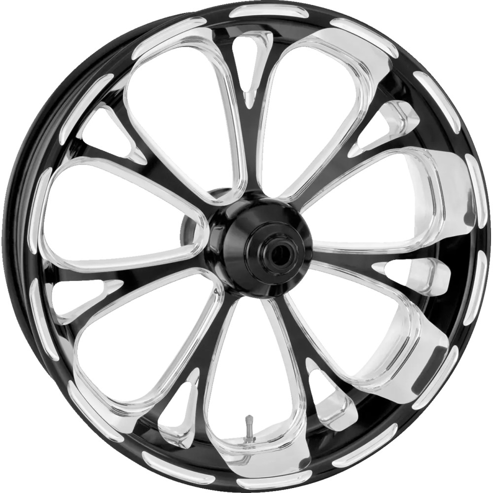 One-Piece Aluminum Wheel — 21x3.5, Front, Black Anodized