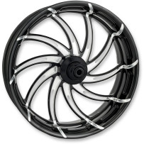 One-Piece Aluminum Wheel — 21x3.5, Black Anodized