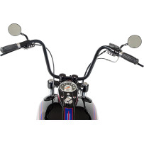 1" Handlebar — 1" clamp, 32-3/4" width, 8-1/8" rise, Black