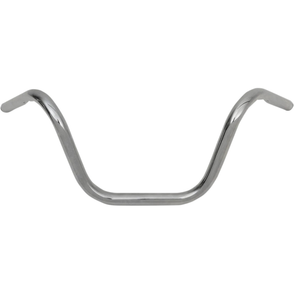1" Handlebar — 25.4 mm (1"), 71 cm (28"), 21.5 cm (8-1/2") rise, 25.5 cm (10") pullback, Chrome