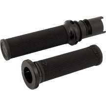 Ruffian Lock-On Street Grips — 25.4 mm (1"), Black