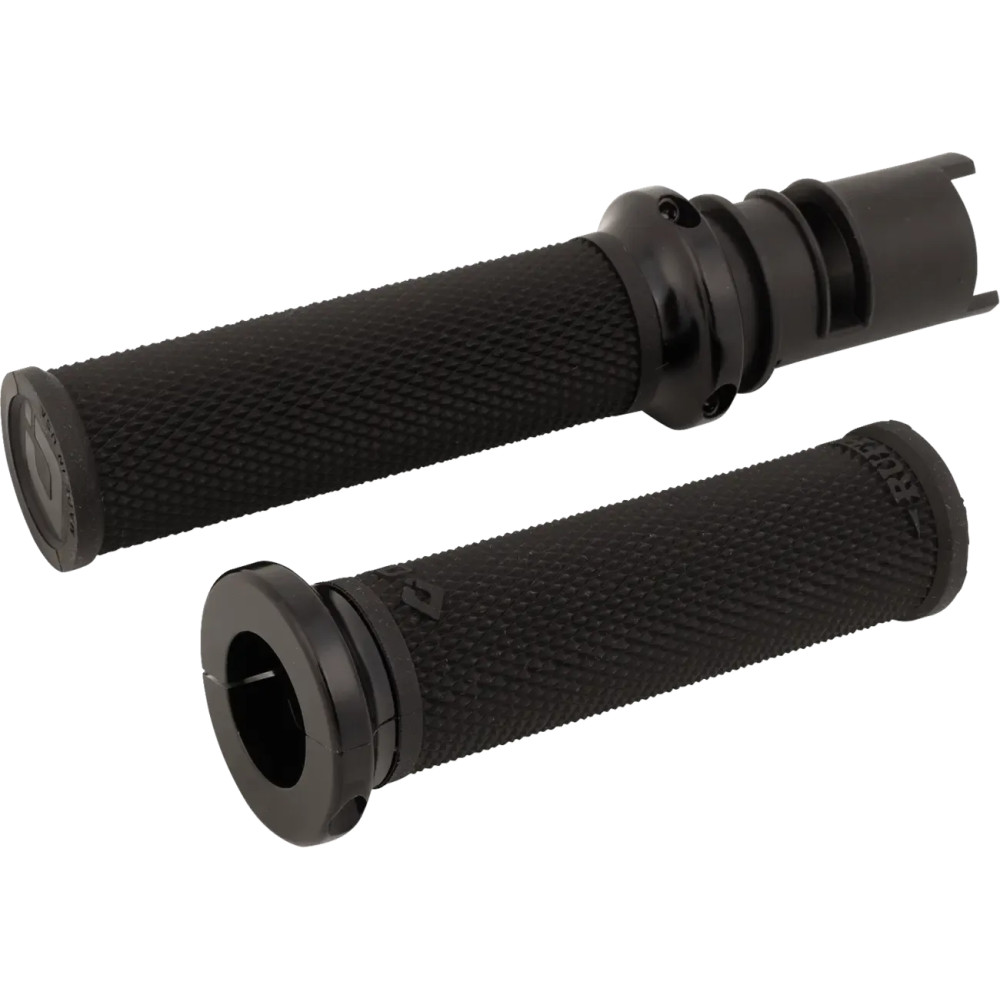 Ruffian Lock-On Street Grips — 25.4 mm (1"), Black